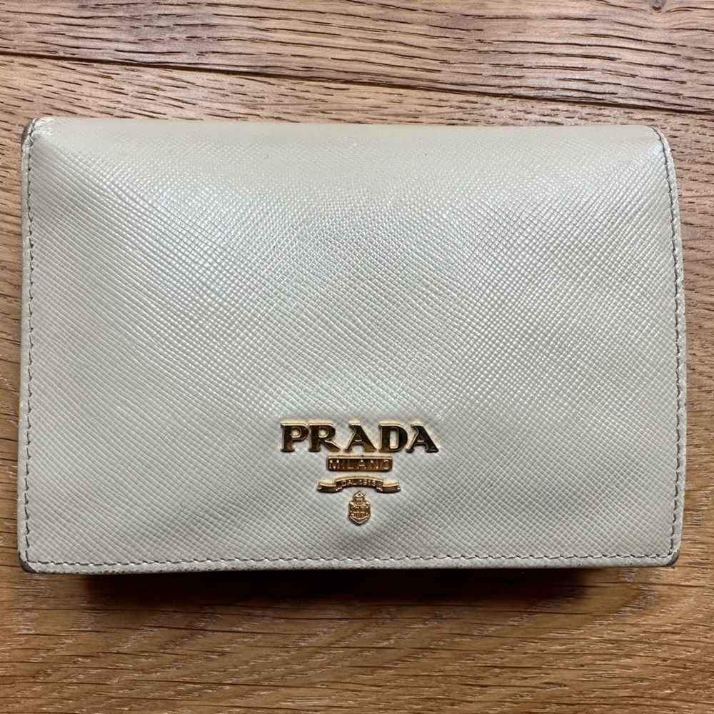 Authentic Prada saffiano wallet